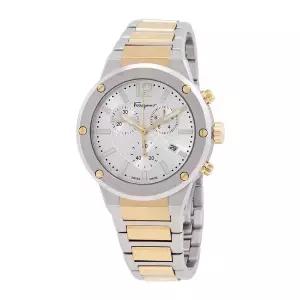 Ferragamo SFJE00624 페라가모 F-80 크로노그래프 쿼츠 화이트 다이얼 남성용 시계