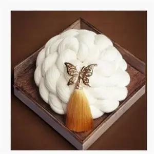 칠순 상차림 소품 아버지 어머니 생신상 장식 용품 명주실 케이크 소형