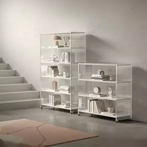 투명 선반 수납장 3단 북유럽 장식대 아크릴 수납선반