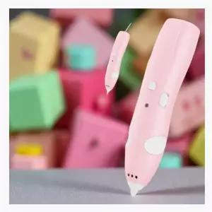 3디 프린터 펜 3D펜 저온 안전 어린이 생일 선물 핑크 세트