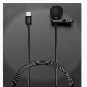 노트북 마이크 설정 고감도 깨끗한 음질 방송 녹음 유선 C타입 핀마이크