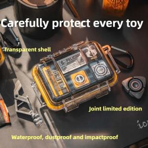 몽테조이 오래된 대장장이 공동 EDC 보관 상자 1010/1020 보호 야외 방수 및 방진 휴대용 손가락 끝 자이로