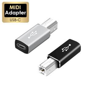 MIDI 컨트롤러 데이터 전송용 USB B 2.0 hp 호환/epson호환/canon호환 프린터 스캐너용 남성-여성  어댑터