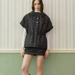 에고이스트 허리 스트링 오버핏 퀼팅 베스트 ER4PV960 883913