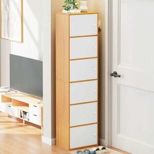 개별 신발장 실내 발코니 슬림 신발 구두 보관함 현관 틈새 정리함