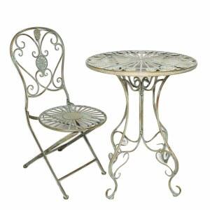 빈티지 철제의자 정원 마당 루프탑 테이블 아치 식탁 인테리어