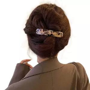 신상 여자 헤어 고정 올림머리 반묶음 포인트 자동핀 올림머리핀