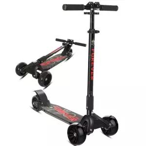 3발 킥보드 성인 3륜 레드 접이식 주니어 경량 세발