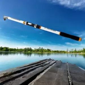 초보자용 원투낚시대 화이트 입문용 낚시대 릴로드 바다낚싯대 민물낚싯대