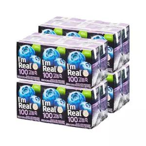 아임리얼 고농축 블루베리 주스 120ml x 24