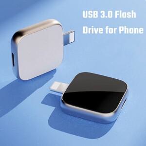 USB 3.0 512GB 플래시 드라이브 아이폰 호환 256GB USB-A 7 8 9 11 12/13 14 패드용 인터페이스 2TB