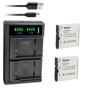 VJIANGER 4K 디지털 카메라, WiFi 1080P 캠코더, 비디오 YouTube용 48MP 브이로그 카메라용 Kastar 2팩 배터리 및 LTD2 USB 충전기 교체