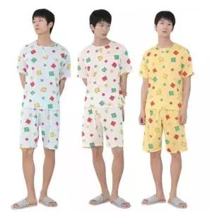 [라일리의류] Rly bns 남성 쿨 냉감 아이스 누더기 잠옷 반팔  44672305)