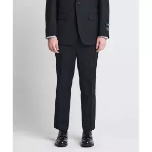 [하프클럽/에스티코](10年 수트) 울혼방 사방스판 포멀 팬츠_블랙 (컴포트핏)