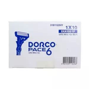 도루코 페이스6 6중날 일회용 면도기 10개입