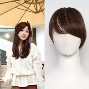 앞머리커버 탑커버 앞머리 롱롱st 고열사 롱기장앞머리 C컬가발 부분가발 긴앞머리가발