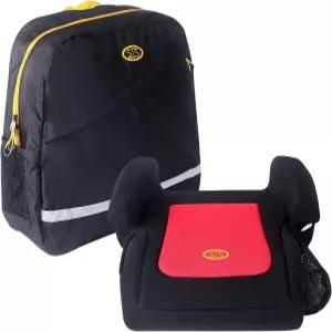 원 사이즈 블랙 트래블스마트 부스터 시트 1파운드 가볍고 컴팩트하며 휴대용 - 여행 및 일상적인 안전에