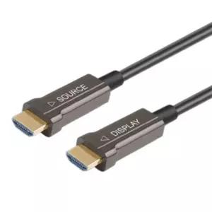 Coms HDMI 2.1 리피터 광케이블 20M 케이블