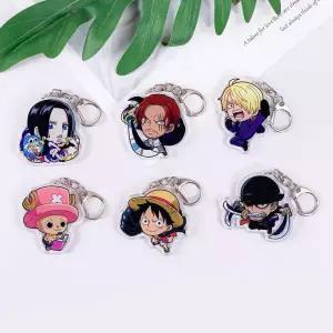 원피스 샹크스 아크릴키링 보아핸콕 조로 상디 에이스 쵸파 열쇠고리 키홀더