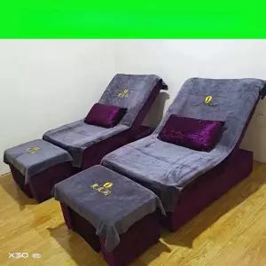 족욕 소파 타월 마사지 의자 침대 세트