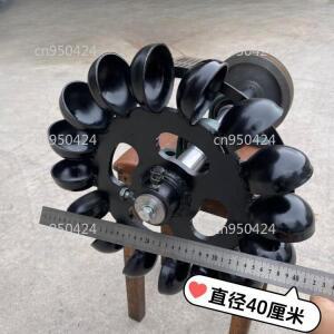 임펄스 크로스 플로우 수력 터빈 블레이드 - 베어링 하우징이 있는 저속 발전기 임펠러