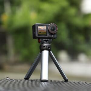 카메라 스티커 DJI 오즈모 액션 5 Pro/4/3/2 카메라용 1/4인치 나사 구멍이 있는 자석식 2클로 어댑터, 퀵