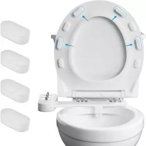 필클리어 비데용 범용 변기 범퍼 4개 높이 조절용 뚜껑 고무 버퍼 가정 호텔 병원용 두께 패드 4개가