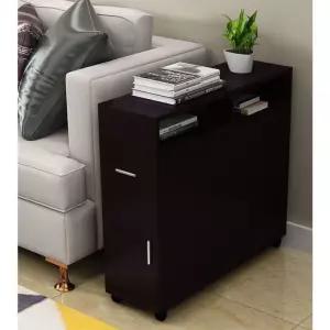 슬림 수납장 원목 정리함 서랍장 거실 책꽂이 소파 틈새장