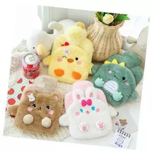 귀여운 동물 캐릭터 온수팩 보온 찜질팩 손난로 겨울용품 아기 어린이 선물용 인형 디자인 휴대용