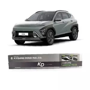 환기를 도와주며 빗물 막아주는 코나SX2 크롬바이저