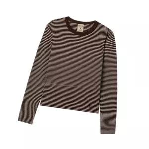 후아유 WHO.A.U [후아유] 골지 롱 긴팔티셔츠 WHLAF3821F 242983