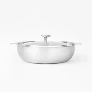 [롯데백화점]스틸웍스 스틸웍스 페블 316Ti 통5중 전골팟 24cm