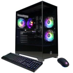 사이버파워PC 게이머 마스터 게이밍 PC, AMD 라이젠 5 5500 3.6GHz, 라데온 RX 6400 4GB, 16GB DDR4, 500GB PCIe 4세대 SSD, WiFi 레디 및 Windows 11 홈(GMA3100A)