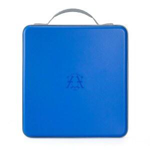 알라비스프 xx CD 케이스, 224 용량 하드 플라스틱 DVD 케이스 홀더, 자동차, 가정, 여행용 휴대용 대용량 디스크 보관 정리함 홀더(224 용량, 파란색)