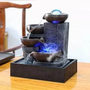 폭포 인공 미니 분수대 물레방아 행운의 실내 인테리어소품