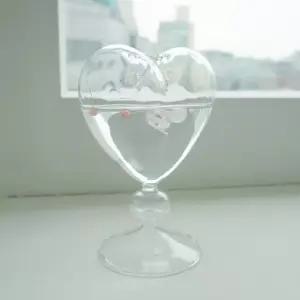 하트 공병 용기 병 [100ml 만들기 재료 DIY 미니 꽃병 화병 유리병]