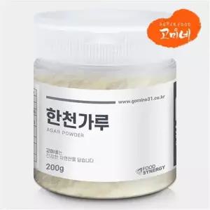 고미네 한천가루 우뭇가사리 무첨가 100% 200g 1통
