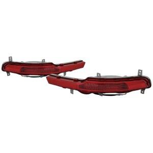 헤드라이트디포 리어 범퍼 커버 리플렉터 세트, 기아 스포티지 2011-2016 CAPA 인증 좌측 운전석 및 우측 조수석 측과 호환 가능