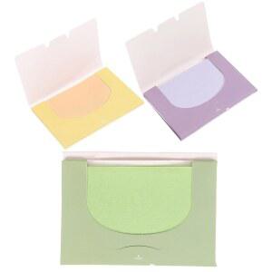 녹차 라벤더 카모마일 향이 함유된 테호 내추럴 오일 흡수 시트, 지성 피부 관리용 컨트롤 블로팅 페이퍼 남성용 젠틀 프레시 스킨 클렌저