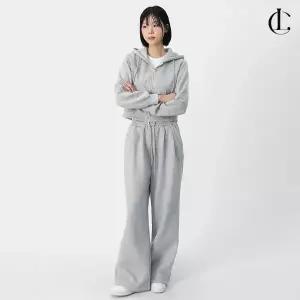 엘케이트 여자 겨울 기모 크롭 후드집업 투핀턱 트레이닝 세트 LMV005