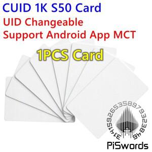 1pcs CUID GEN2 변경 가능 nfc 카드 block0 s50 13.56Mhz  매직 지원 안드로이드 앱 MCT 용 쓰기