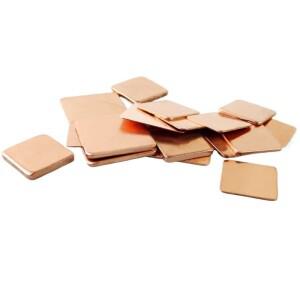 크기의 노트북 구리 시트 플레이트 스트립 심 열 패드 방열판 GPU CPU VGA 칩 RAM 냉각용 10 개