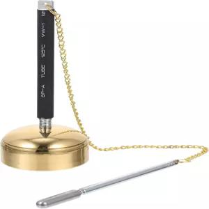 VOSAREA Tingsha 종 불교 차임 명상 차임벨 행운의 상징 심벌즈 사원 법 의식 도구