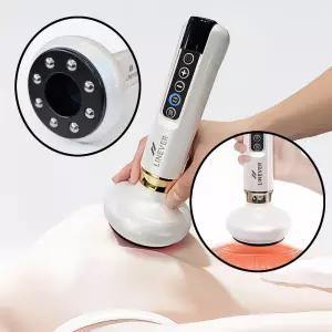 목어깨통증안마기 흡착 온열 전동 마사지기 무선 12단 진공 부항기 저소음