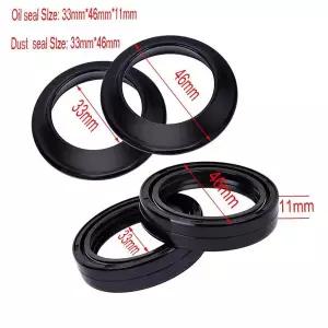 호환  프론트 포크 댐퍼 오일 도장 및 먼지 도장 스즈키 RM80 RM125 GN250 GSX250 GS300L GT380 GSX400 GS4