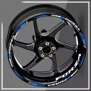 호환   포르자 125 250 300 350 반사 휠 타이어 수정 스티커 허브 데칼 림 스트라이프 테이프 nss