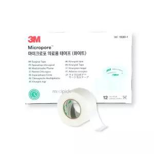 3M 1530-1 마이크로포 테이프(화이트) 2.54cm 1박스 12개