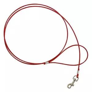 [콩심팥심]이동줄 개줄 소형견산책 개목줄 리드줄3mm 코팅와이어