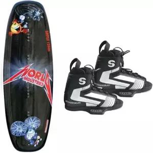 124cm 월드 인더스트리 웨이크보드 및 심볼릭 바인딩 핏 부츠 패키지 세트