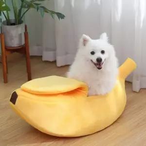 강아지 고양이 침대 휴식 쿠션 m L 바나나